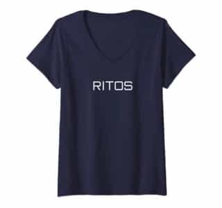 Womens Star Trek: Lower Decks RITOS V-Neck T-Shirt
