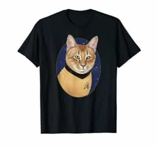 Star Trek Captain Cat Kirk T-Shirt