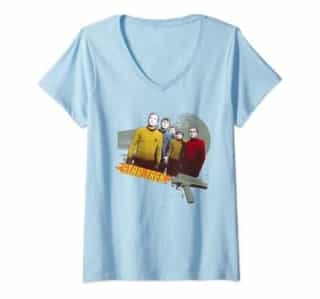 Womens Star Trek Strange New Worlds V-Neck T-Shirt