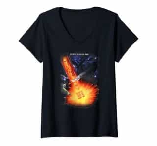 Womens Star Trek Undiscovered Country V-Neck T-Shirt
