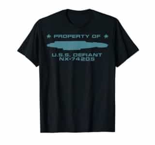 Star Trek: Deep Space Nine U.S.S. Defiant NX 74205 T-Shirt