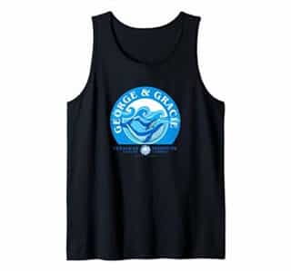 Star Trek IV The Voyage Home George & Gracie Blue Waves Tank Top