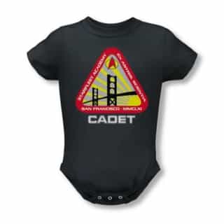 Star Trek – Starfleet Cadet Infant T-Shirt in Charcoal, 6, Charcoal