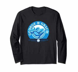 Star Trek IV The Voyage Home George & Gracie Blue Waves Long Sleeve T-Shirt