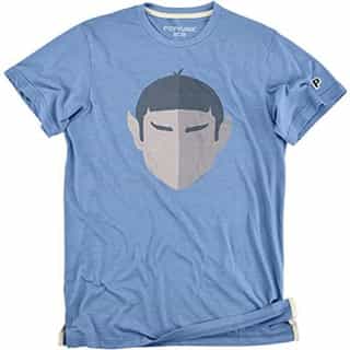 Popfunk Official Star Trek Vulcan Slim Fit Ultrasoft Tri-Blend T-Shirt (Large)