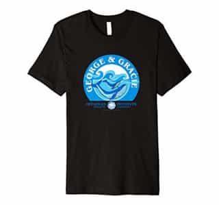 Star Trek IV The Voyage Home George & Gracie Blue Waves Premium T-Shirt