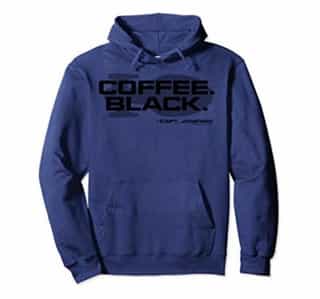 Star Trek Voyager Coffee Black Capt. Janeway Hoodie