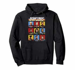 Star Trek The Next Generation Crew Roster Hoodie