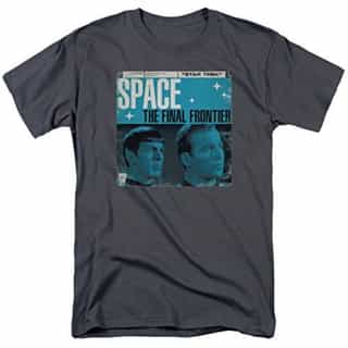 STAR TREK/FINAL FRONTIER COVER-S/S ADULT 18/1-CHARCOAL-XXXLARGE
