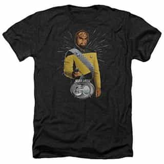 Popfunk Star Trek/Worf 30-Adult HEATHER-BLACK-2X
